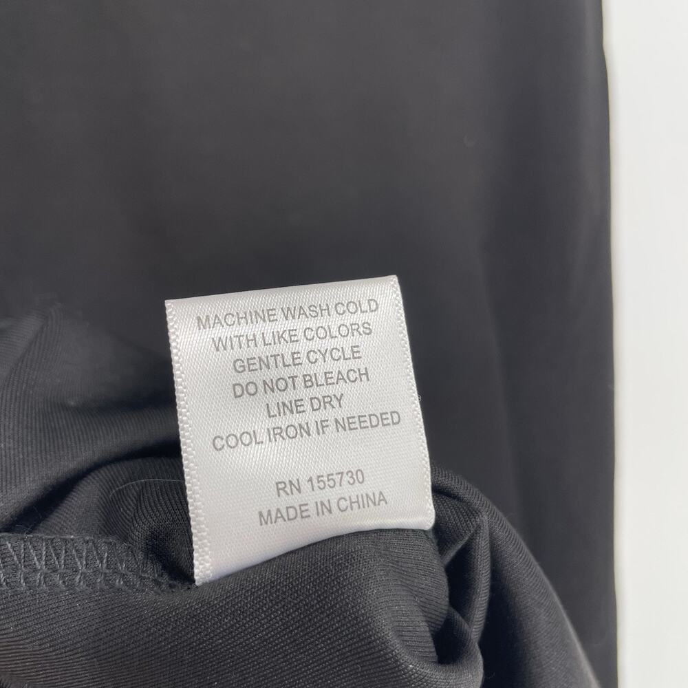 NWT Modern Works Black Twist Front Top Size M Tank Sleeveless Stretch Career - Picture 7 of 9